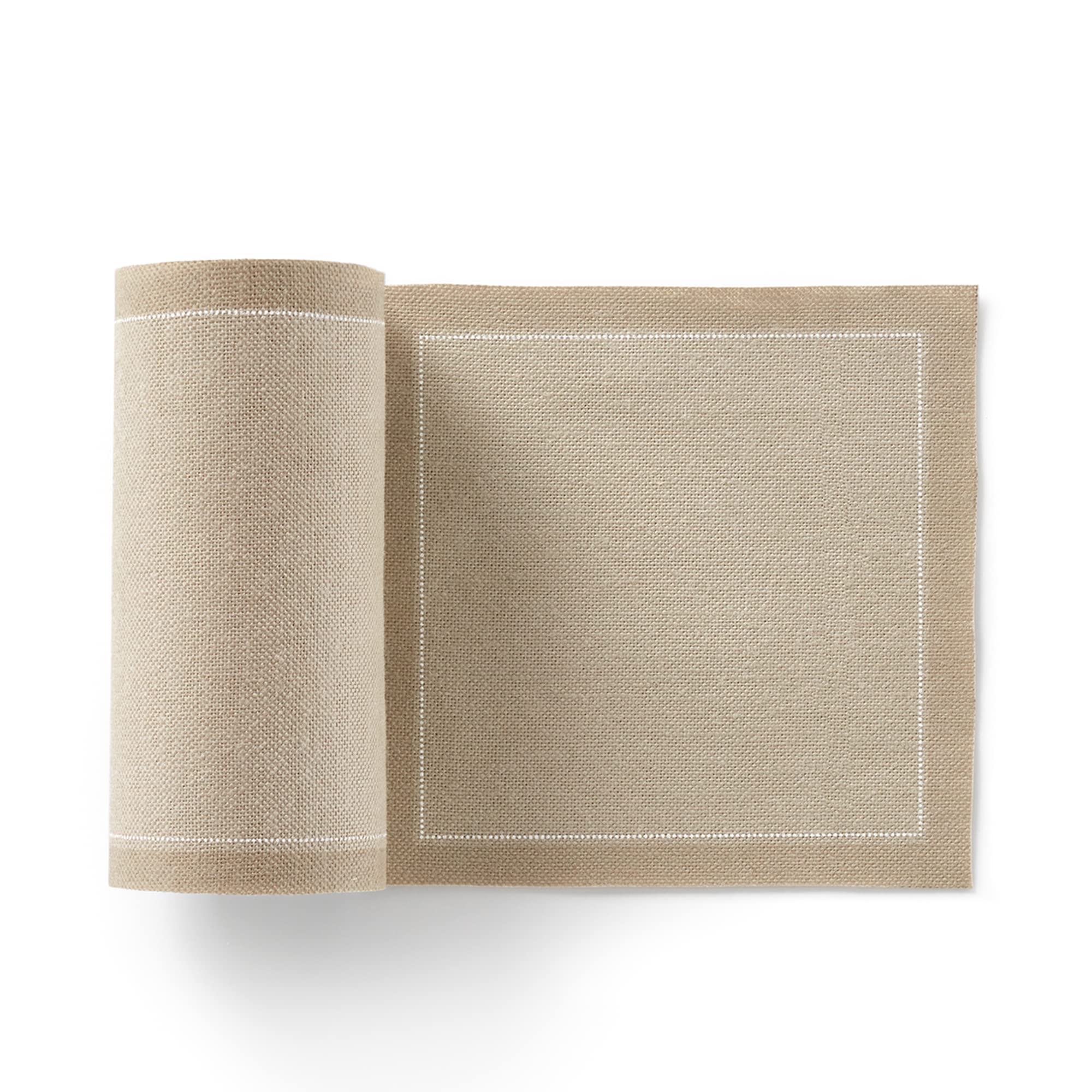 MYdrap "SA11/603-2" Cocktail Napkins, Cotton, Brown, 11x11 cm — image 1
