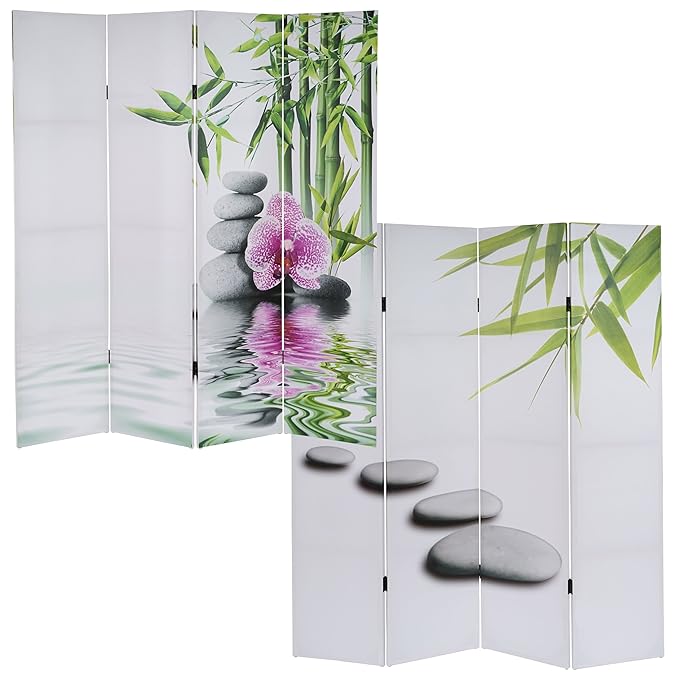 Mendler Foto-Paravent T234, Paravent Raumteiler Trennwand 180x160cm ~ Kho Samui