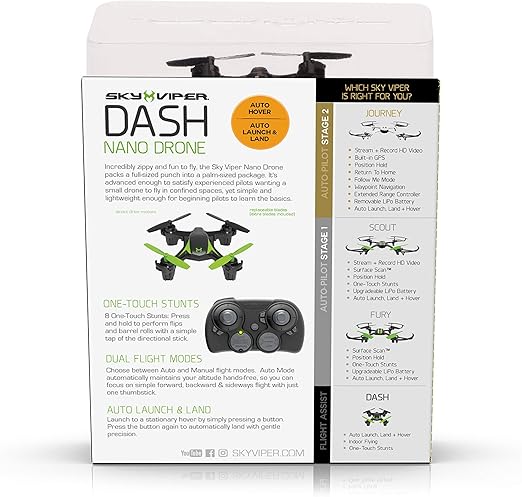 sky viper dash nano drone