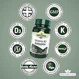Natures Aid Vitamin K2 100mcg with Vitamin D3 MenaQ7 30 Capsules view 4