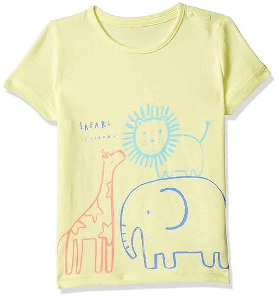 Baby Boys Animal Print Regular fit T-Shirt