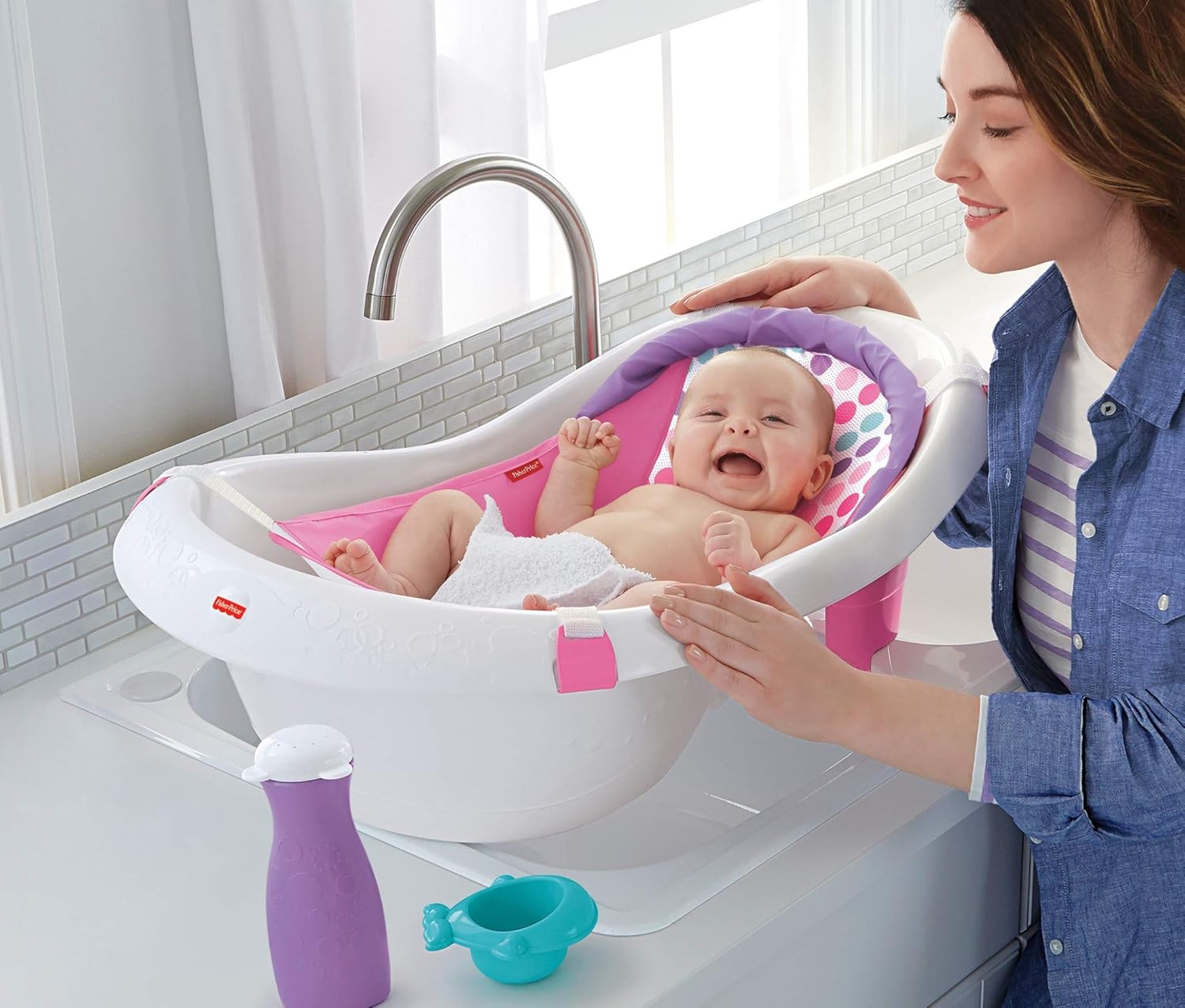 Fisher-Price 4-in-1 Sling 'n Seat Tub : Baby