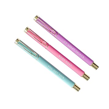 Sweet Water Decor Metal Motivational Pen Set Inspirational
