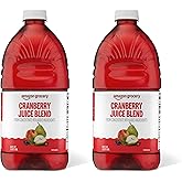 Amazon Fresh, Cranberry Blend Juice from Concentrate, 64 Fl Oz Bottle (Pack of 2)
