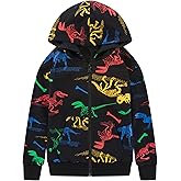 TLAENSON Kids Dinosaur Hoodies for Boys Girls Pullover Hooded Toddler Sweatshirt