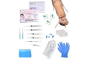 THE APPRENTICE DOCTOR Phlebotomy and IV Practice Kit for Training Nurses and Phlebotomists to Perform Venipuncture Techniques and Procedures with Confidence | Phlebotomy Supplies, IV Supplies, Nursing Student Supplies