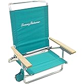 Tommy Bahama 5-Position Lay Flat Cup Holder and Towel Bar Beach Chair