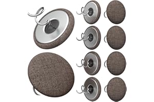 MAICOBI Upholstery Pins – Bed Skirt Pins, Sofa Covers, Upholstery, Armchair Caddies，Prevent Sofa Cushion from Sliding (Brown 12)