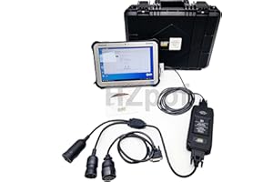 HZPOF ET3 317-7485 for Caterpillar CAT Communication Adapter Diagnostic Tool Truck Excavator Engine with 2019C 6+9+14pin Cable (ET3 with Tablet)