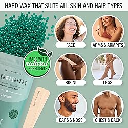 Tress Wellness Waxing Kit for Brazilian Wax - Easy