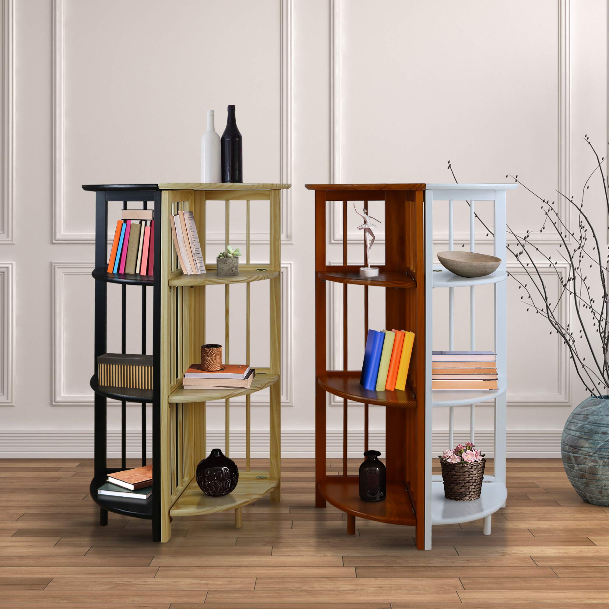 Casual Home Corner Folding Bookcase, Black Buy Online in UAE. Hpc