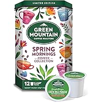 Green Mountain Coffee Roasters Spring Mornings Coffee Collectible Tin, Single Serve Keurig K-Cup Pods, Variety Pack Gift…