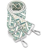 Silvery Purse Straps Replacement Crossbody - Guitar Strap for Purse Crossbody