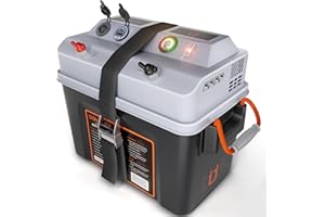 SUNAPEX Smart Battery Box 12V/24V Power Center - Multi Ports & Circuit Breaker for Trolling Motor, Marine,RV & Solar Panel (Pro,Battery Not Included)