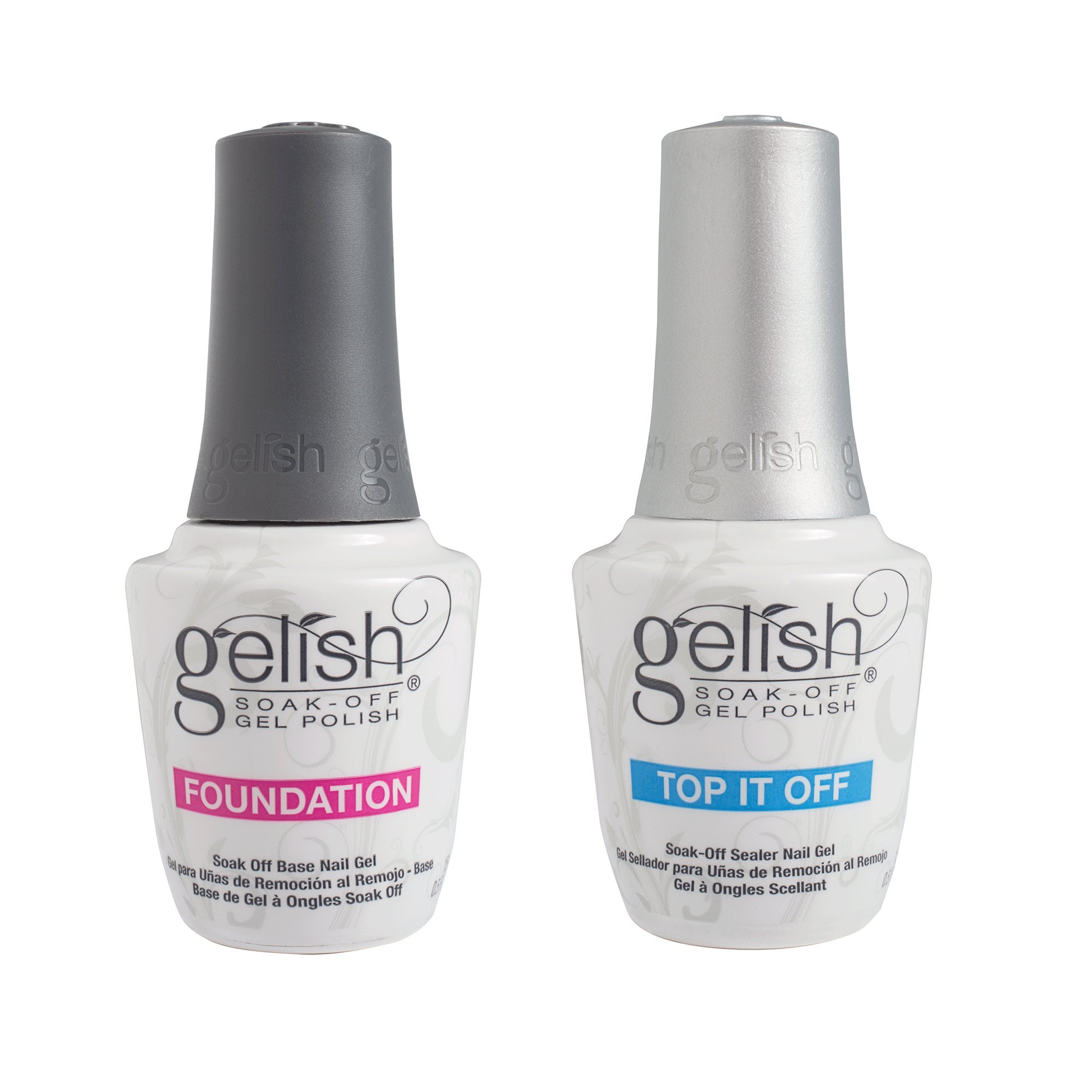 Gelish Dynamic Duo Soak Off Gel Nail Polish Foundation Base and Top