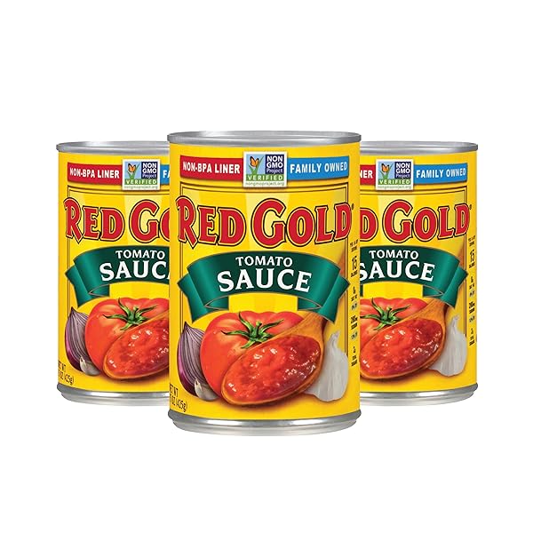 RED GOLD TOMATO SAUCE, 15 OZ, 3-PACK