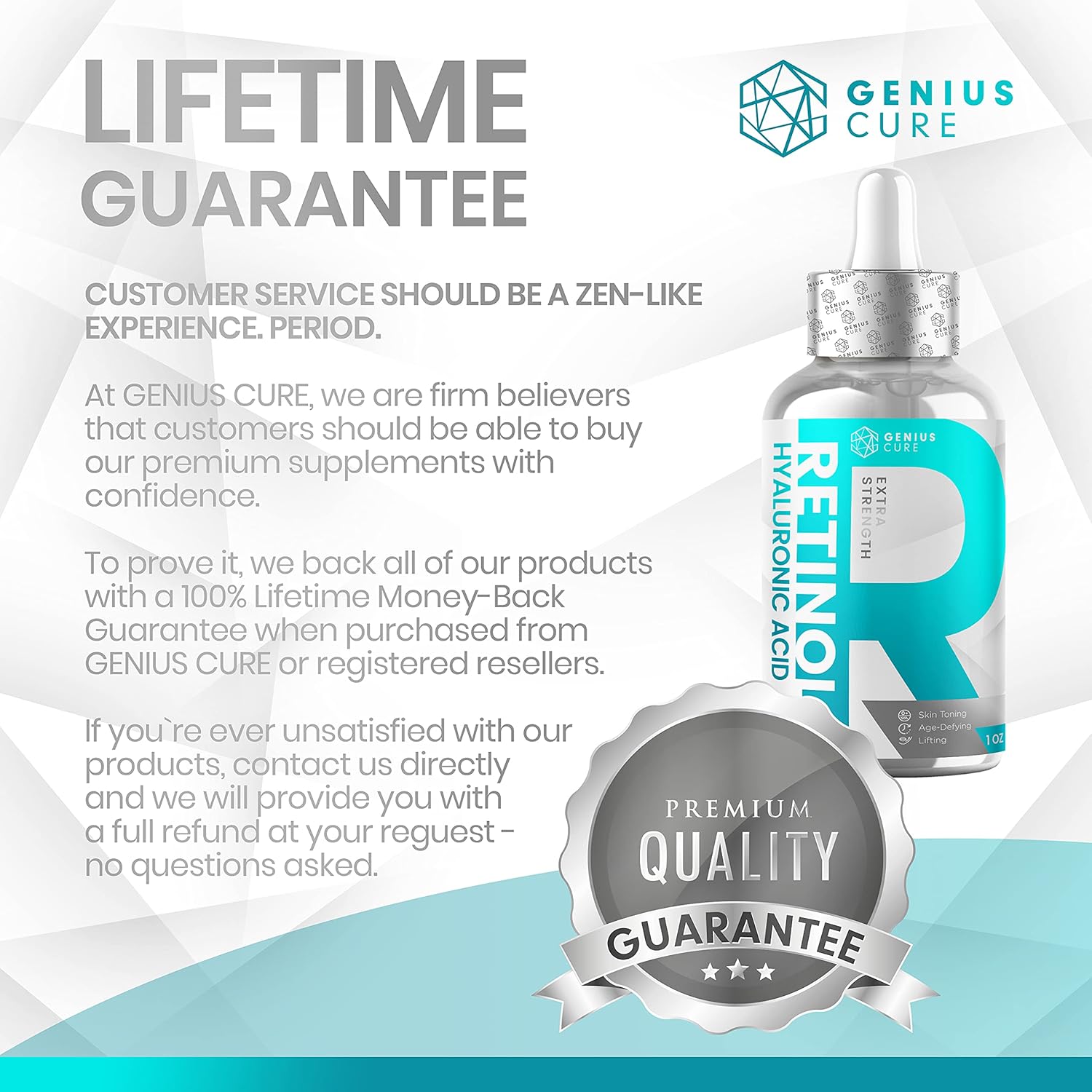 Retinol & Hyaluronic Acid Serum Anti Aging & Anti Wrinkle Serum, Boost Collagen Production and Effectively Reduce Wrinkles For Face & Eyes 1fl oz: Beauty