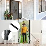 Koorium Magnetic Fly Screen Door Curtain Bug Mesh Insect Protection 90x210cm view 7
