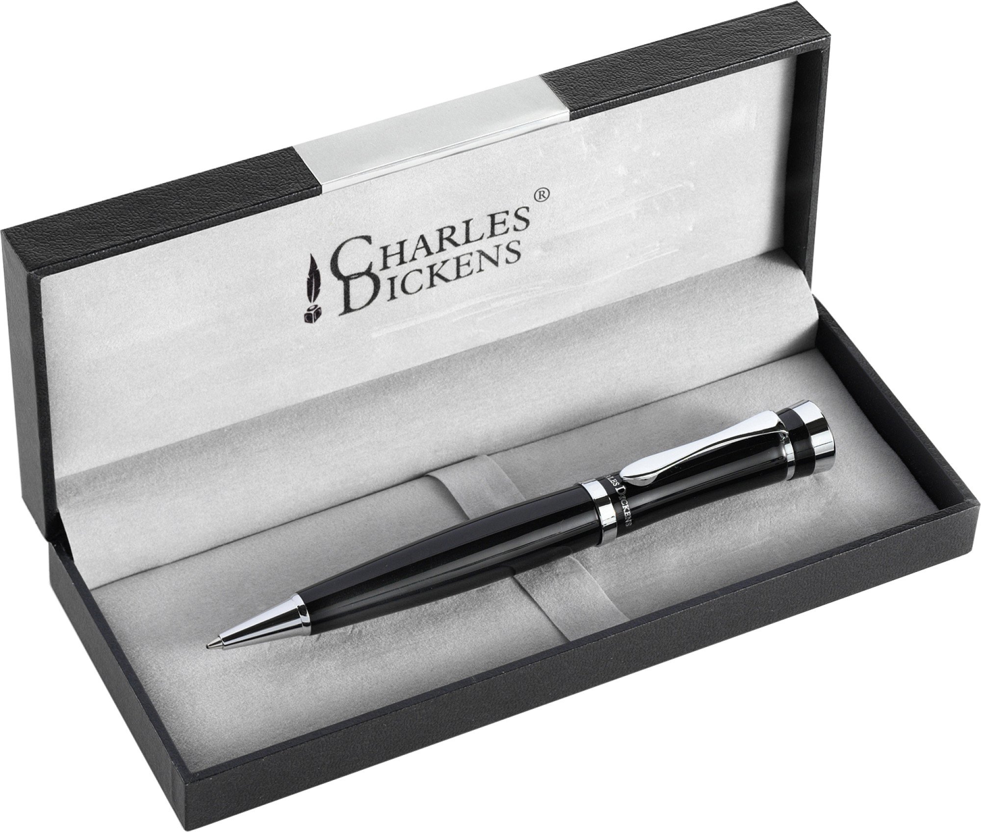 1 pcs Giving Europe Ch, Dickens Bullet Chr. 'Rochester', Colour: Black, Size: 18 x 7 x 3 cm