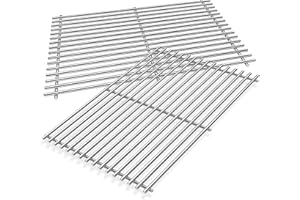 7638 Grill Grates for Weber Spirit 300 and GS4 Spirit II 300 Series E/S-310/320/330 Parts, Replacement for Weber 7638 7639, 7