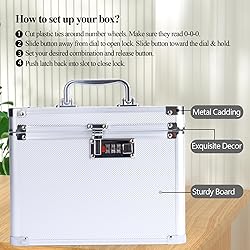 Trotianingyu Combination Lock Box, Security Lock