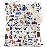 FOTAP Scotland Trip Makeup Bag Scotland Travel Gift Scotland Souvenir Gift Scotland Travel Bag Housewarming Gift (SCOTLAND T)