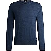 BOSS Men's Leno Wool Pullover Sweater