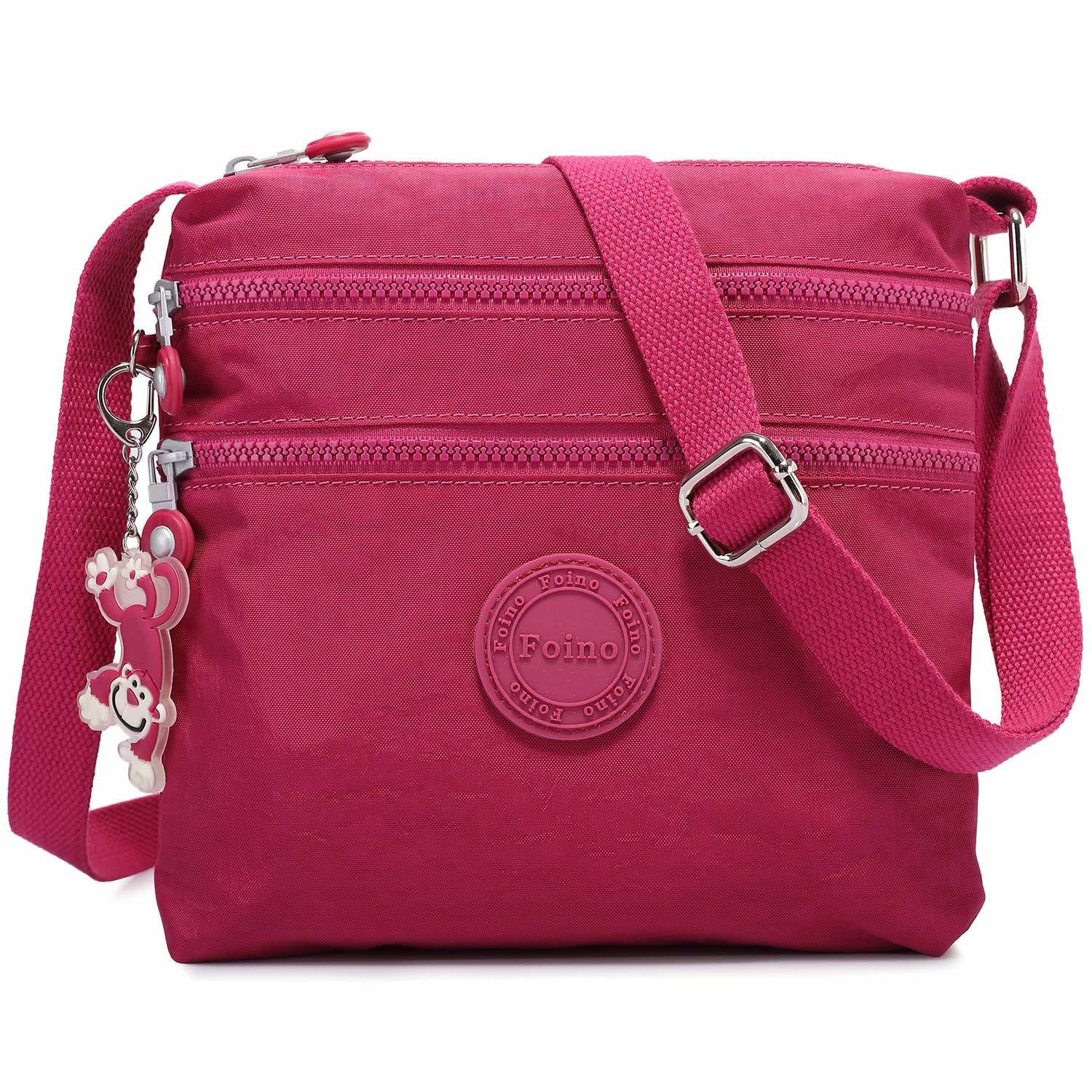 Foino Women Messenger Bag Casual Shoulder Bag Fashion Cross Body Bag for Travel Satchel Sport Girls Side Pack