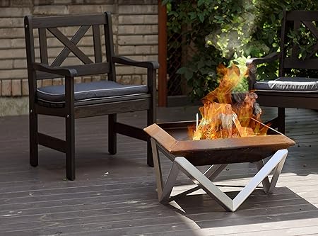 Svenskav Design Feuerschale Gilge Aus Rohstahl In Verschiedenen Grossen Feuerkorb Feuerstelle Terrassenofen Gartendeko Garten Dekoration Rost Rostoptik 63 Cm Amazon De Garten