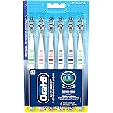 Oral-B Cavity Defense Toothbrush, Soft, 6 Count (Colors May Vary)