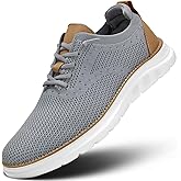 Men's Mesh Sneakers Oxfords Lace-Up Lightweight Casual Walking Shoes Driving Shoes