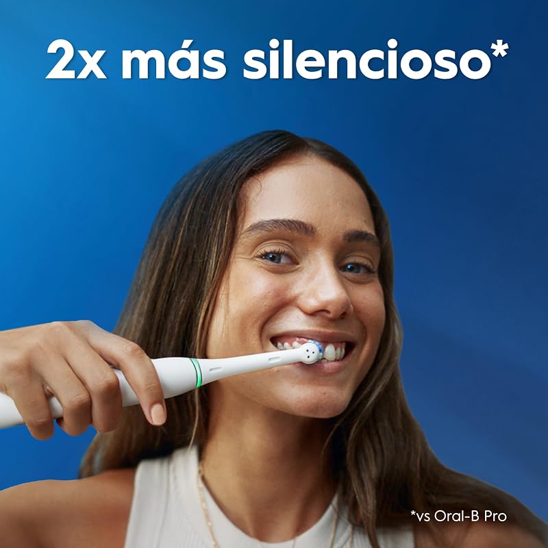 iO 3 Cepillo de Dientes Eléctrico con 3 Cabezales, Negro