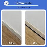 Zayejod Black PVC Quadrant Trim 3m 12mm x 6mm Self Adhesive Beading view 5