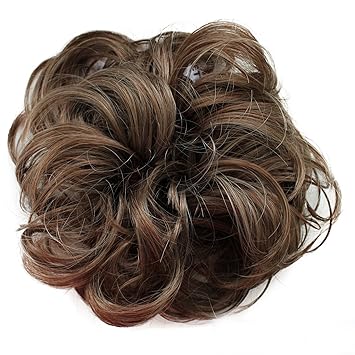 Buy C1 Brown Toptheway Synthetic Scrunchy Bun Updo Hair Piece