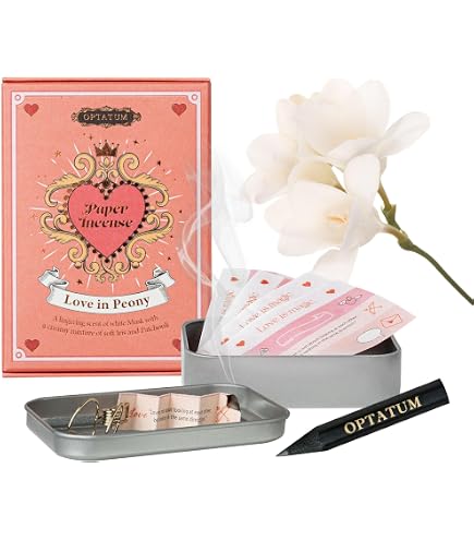 Coffret Vintage Papier D'Arménie - 6 Carnets Parfumés La Rose - Désodorisant Naturel Et Parfum D'ambiance