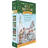 Magic Tree House Boxed Set, Books 13-16: Vacation Under the Volcano, Day of the Dragon King, Viking Ships at Sunrise, and Hour of the Olympics