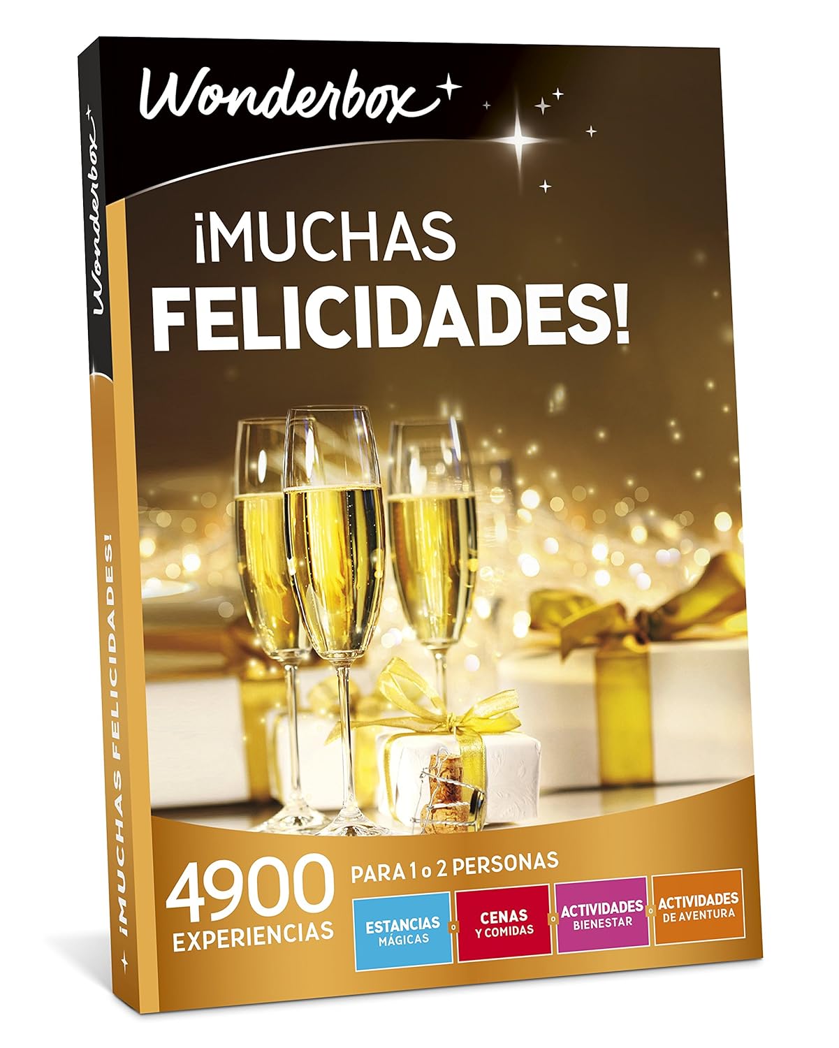 WONDERBOX Caja Regalo -¡Muchas FELICIDADES!- 4.900 Actividades para Dos Personashttps://amzn.to/2GDyAfO