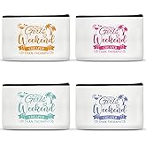 SEAOYOZO Girls Weekend Gifts Makeup Bags for Women Girls Trip Gifts Cosmetic Bag Travel Toiletry Bag Zipper Pouch Friendship Bachelorette Party Favors Birthday Christmas
