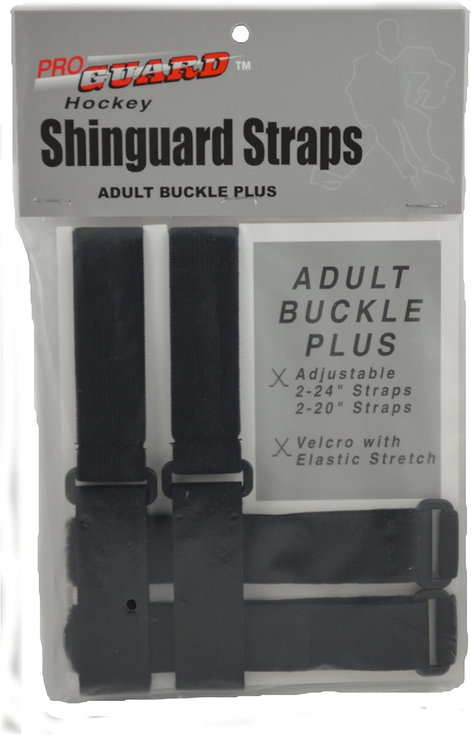 Proguard Senior Buckle Plus Shin Guard Strap, Black : Hockey Shin Guards : Sports & Outdoors