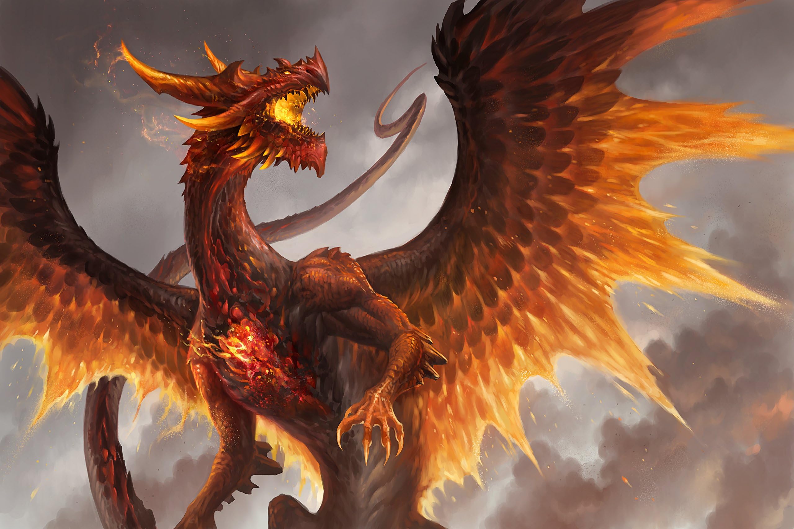Premium 5D Paint With Diamonds Official Full Kit -"Red Crystal Dragon" - 30x20cm 100% Full Canvas Square Diamonds PWD Premium DIY Diamond Painting Kit for Adult Cross Stitch Lovers Plus Full Toolkit