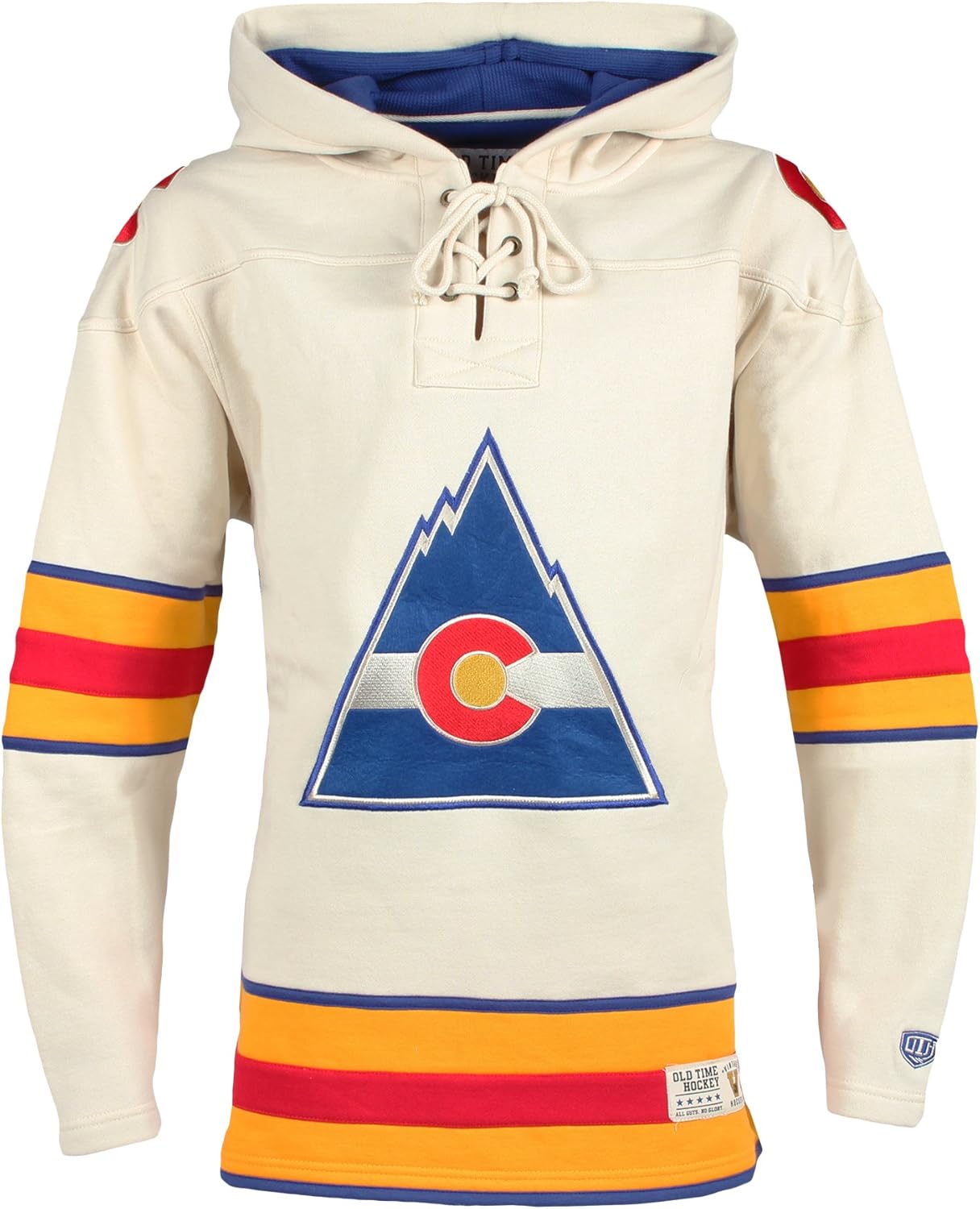 old time hockey nhl men's lacer heavyweight hoodie