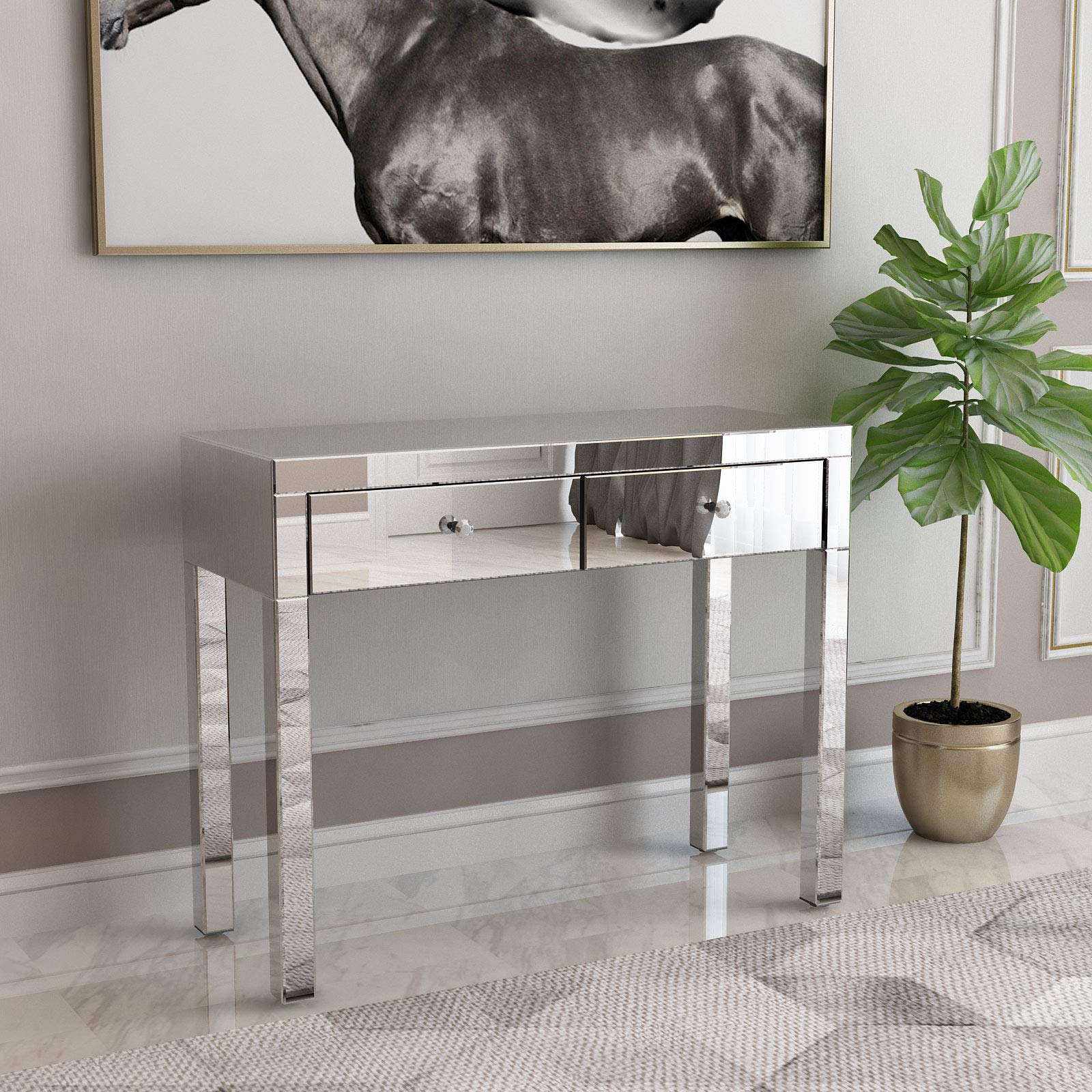 Mecor Mirrored Console Table Occasional Sofa Side Table With 2 Drawers Silver Entry Table Vanity Makeup Dressing Table For Entryway Hallway Living Room Buy Online In Japan At Desertcartjp Productid 98544088 Mecor Mirrored Console Table Occasional Sofa Side Table With 2 Drawers Silver Entry Table Vanity Makeup Dressing Table For Entryway Hallway Living Room Buy Online In Japan At Desertcartjp Productid 98544088