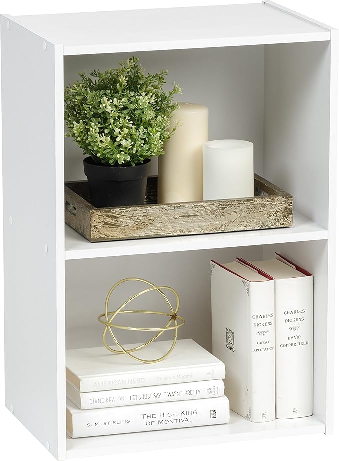 IRIS 2Tier Wood Storage Shelf, White Amazon.ca Home & Kitchen