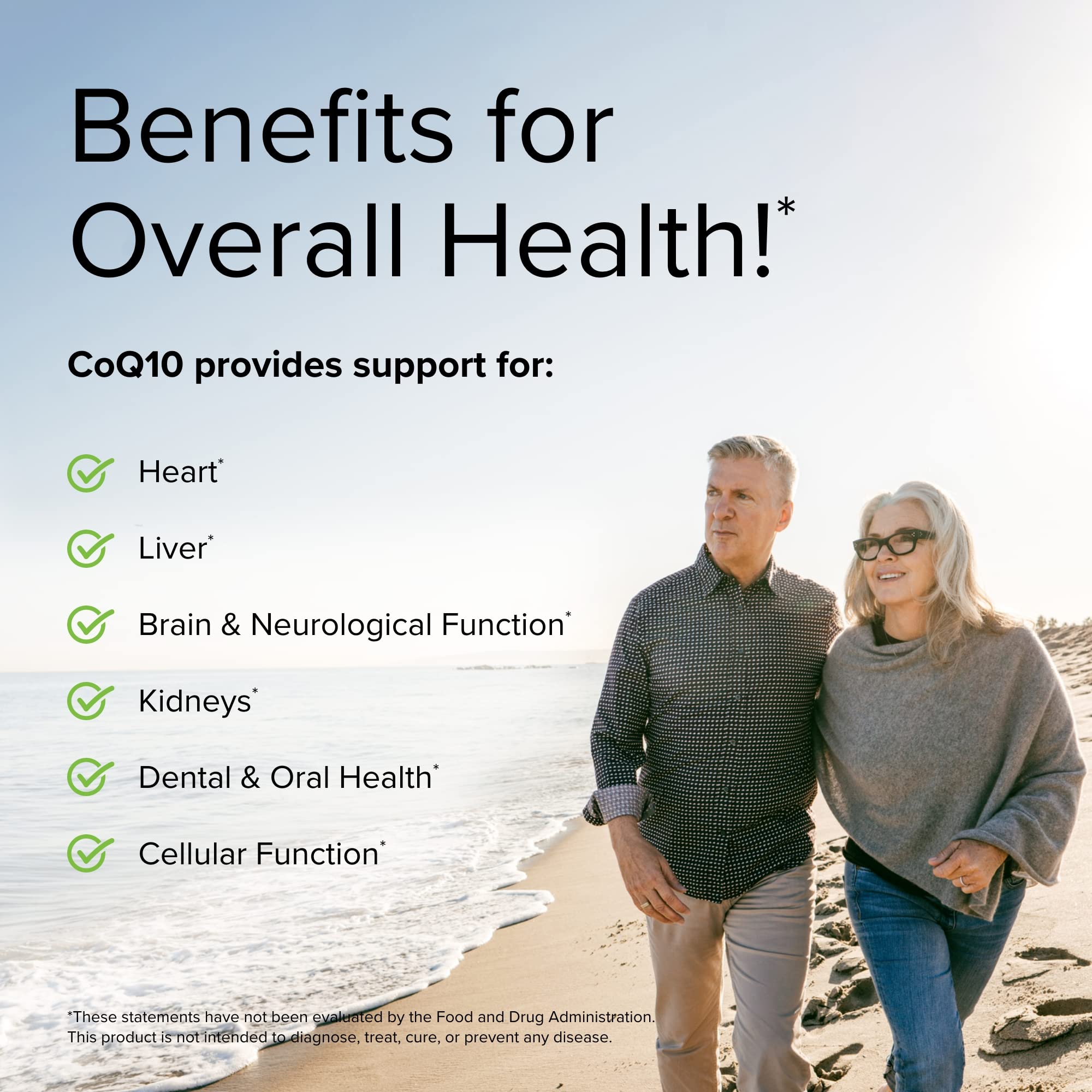 Terry Naturally CoQ10 Chewables - Cellular Energy Support Supplement - Higher Absorption CoQ10 Chewable Supplement - Nutritional Supplement to Aid Healthy Aging & Brain Health - 30 Chewables