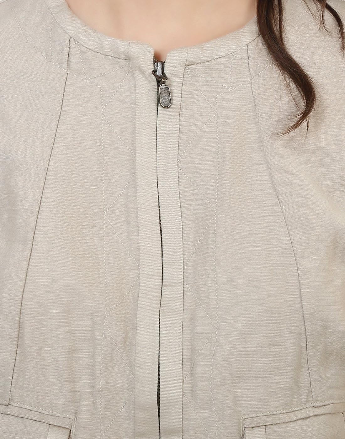 mansicollections full sleeve cotton jacket for women