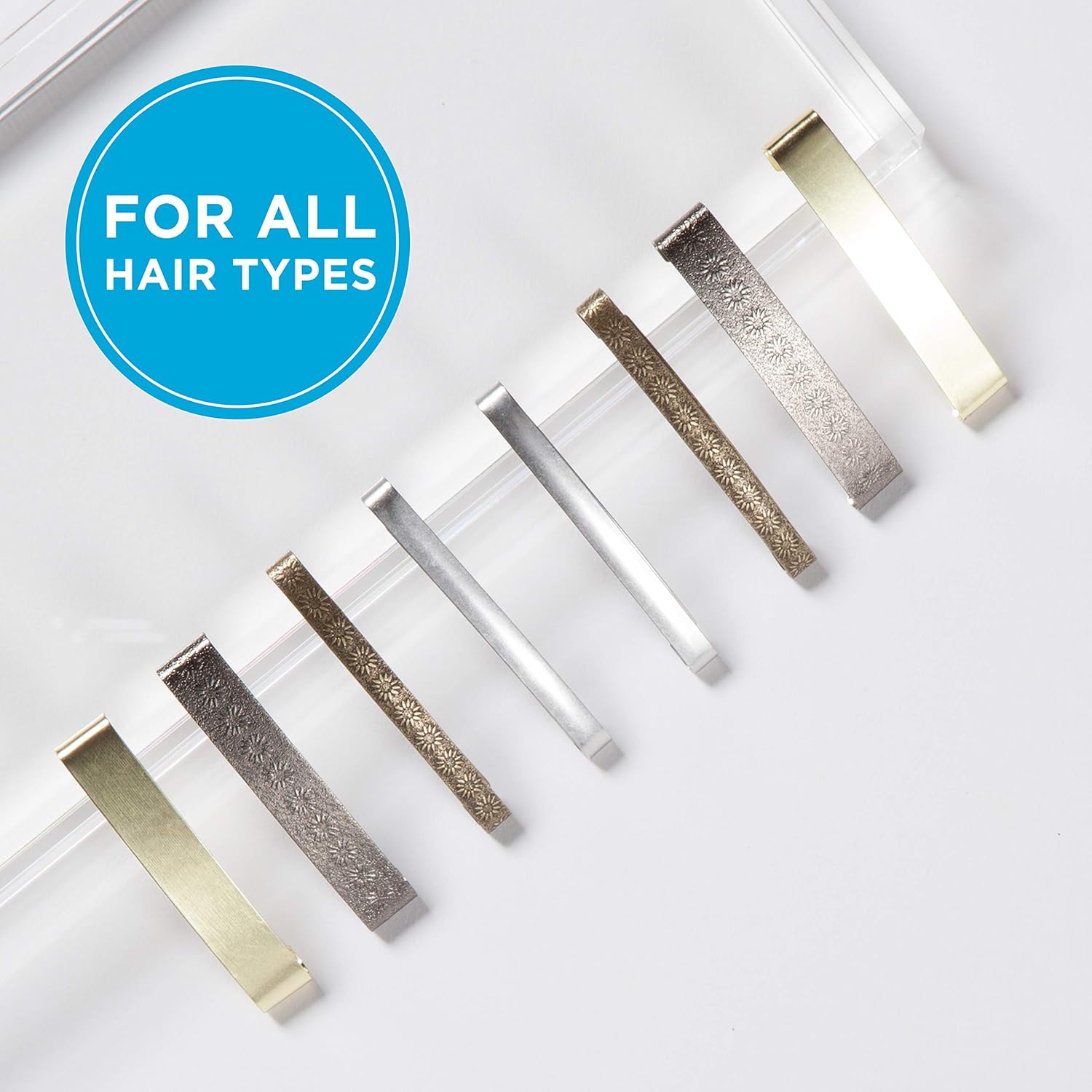 Goody Hair Barrettes, Assorted Metallics, 8-count (1942401) : Hair Barrettes : Beauty