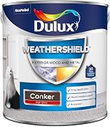 Dulux Weather Shield Exterior High Gloss Paint Conker 2.5 L view 2
