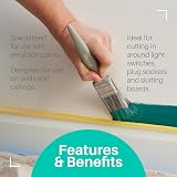 Harris Essentials Walls & Ceilings Paint Brush Set Pack of 5 0.5in 1in 1.5in 2in view 6
