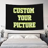 JINJUREN Custom Tapestry Upload Images Personalized