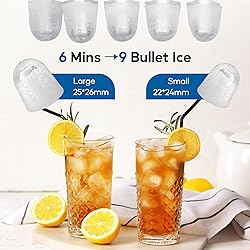 HealSmart Countertop Ice Maker Machine, Fast Making